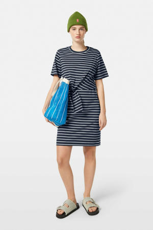 korte jurk donkerblauw