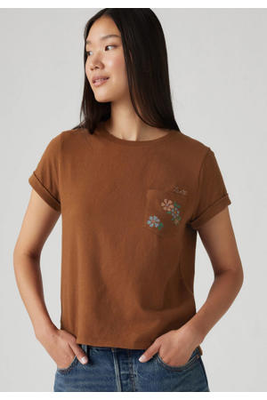T-shirt bruin