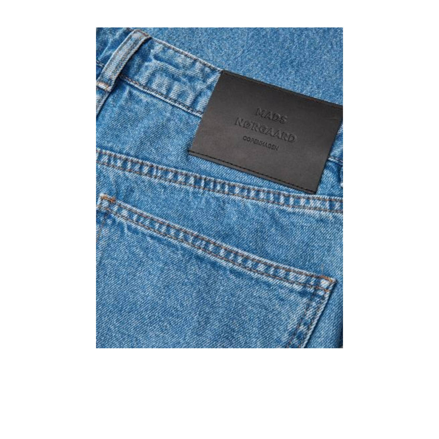 MADS NØRGAARD COPENHAGEN wide leg jeans medium blue denim