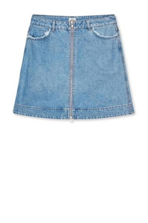 denim spijkerrok medium blue denim