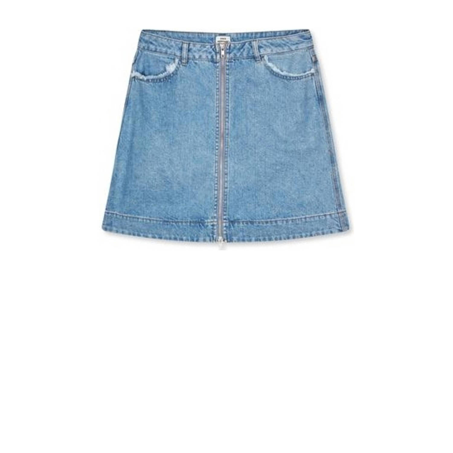 MADS NØRGAARD COPENHAGEN denim spijkerrok medium blue denim