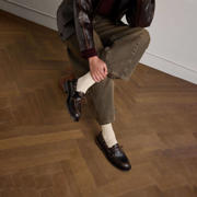 thumbnail: Manfield leren bootschoenen bruin