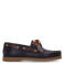 Manfield leren bootschoenen bruin