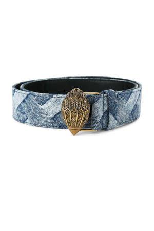 denim riem Kensington 38 blauw