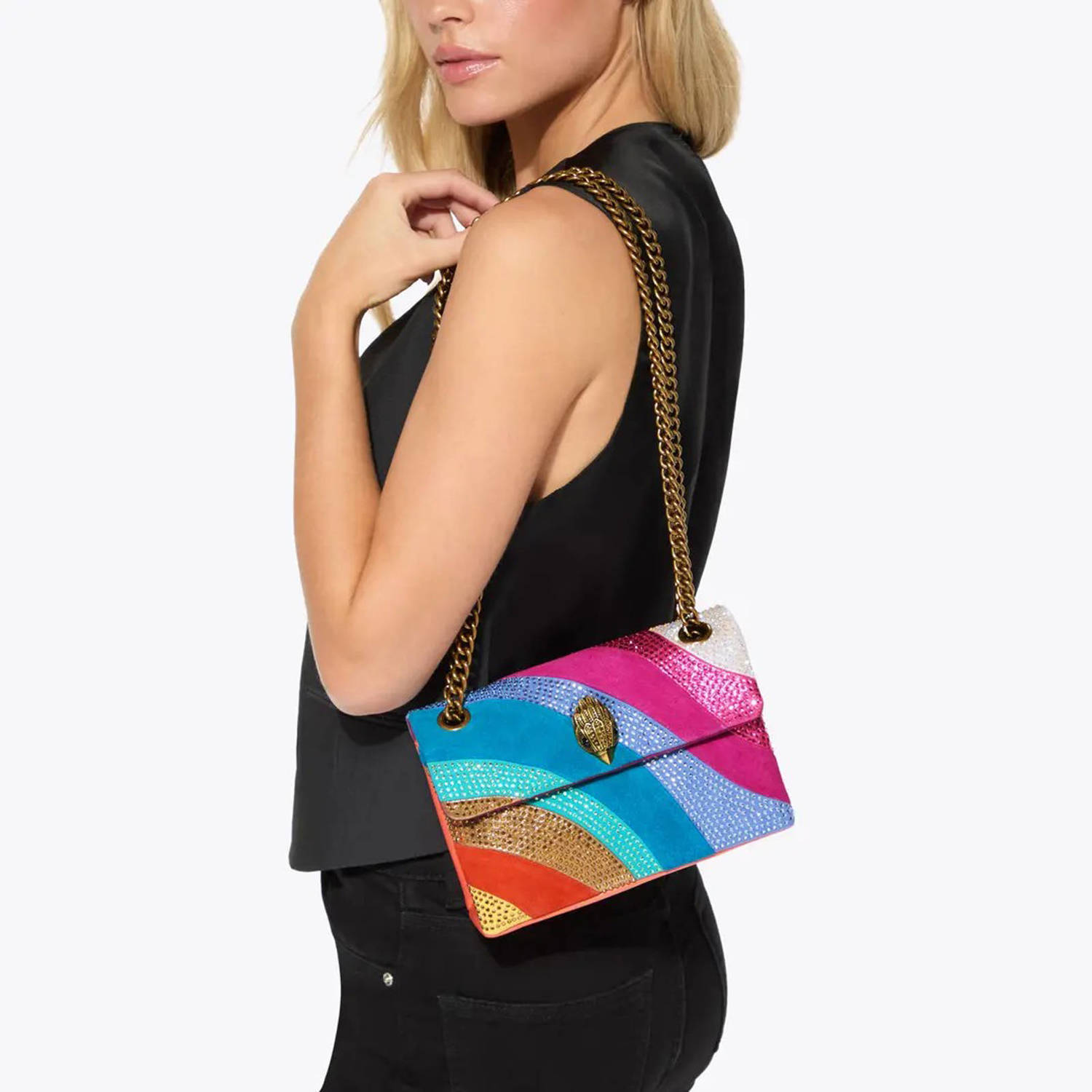 Kurt Geiger crossbody tas Mini Kensington multi