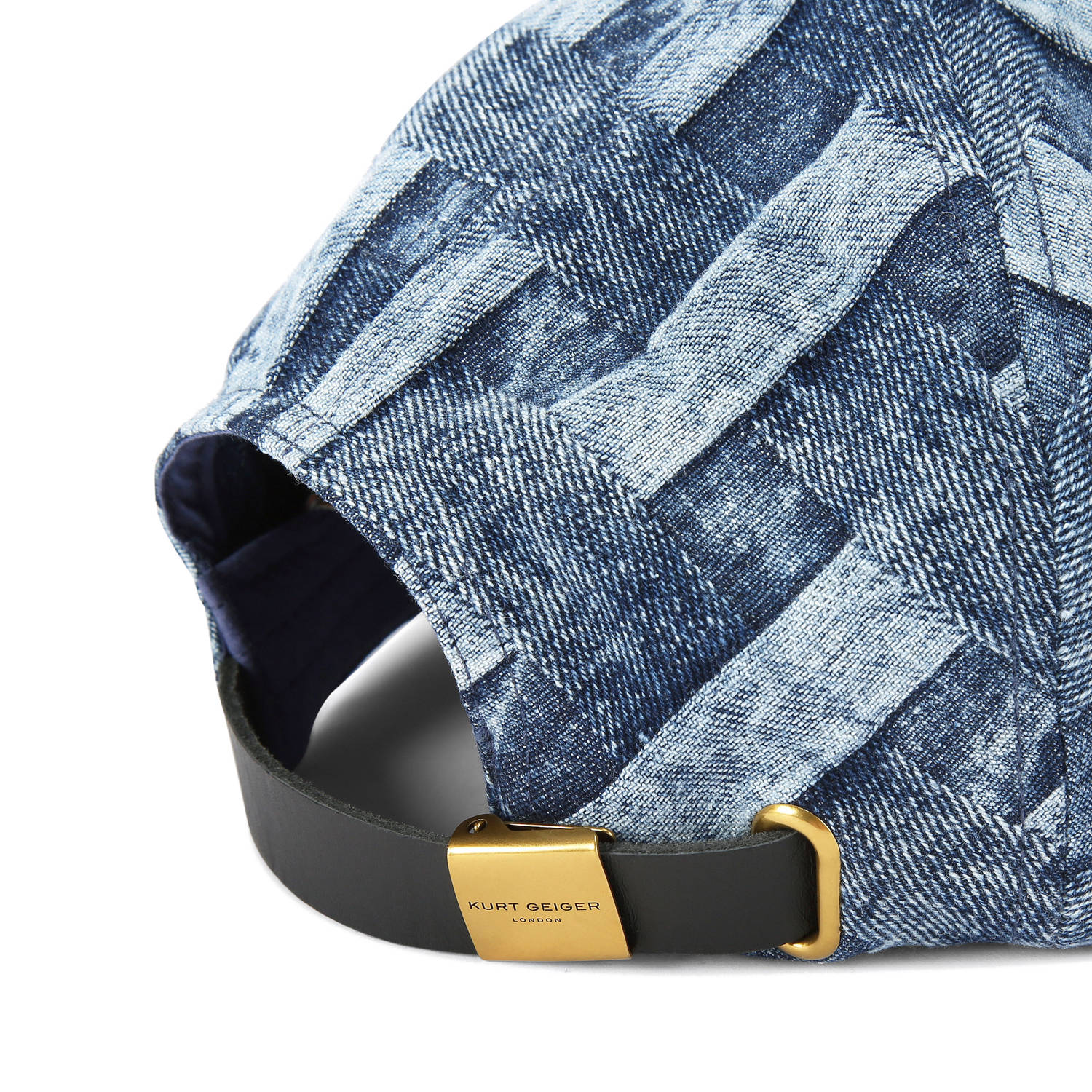 Kurt Geiger denim pet Kensington blauw