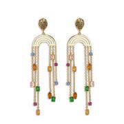thumbnail: Kurt Geiger oorbellen Rainbow Scatter goudkleurig