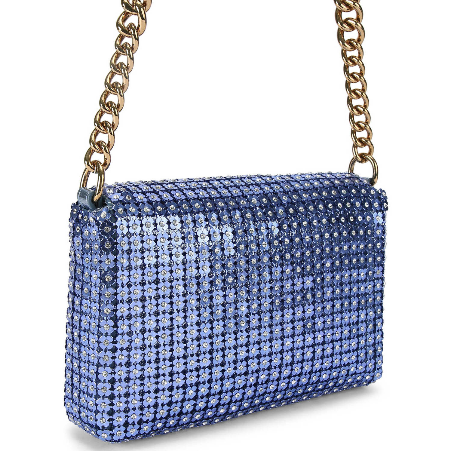 Kurt Geiger schoudertas Party Flower blauw