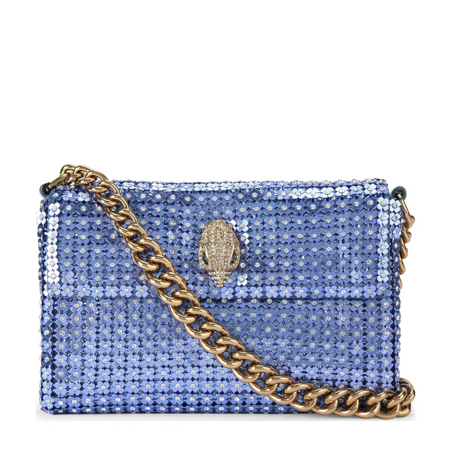Kurt Geiger schoudertas Party Flower blauw