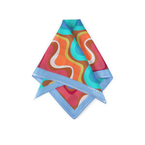 sjaaltje met print multi