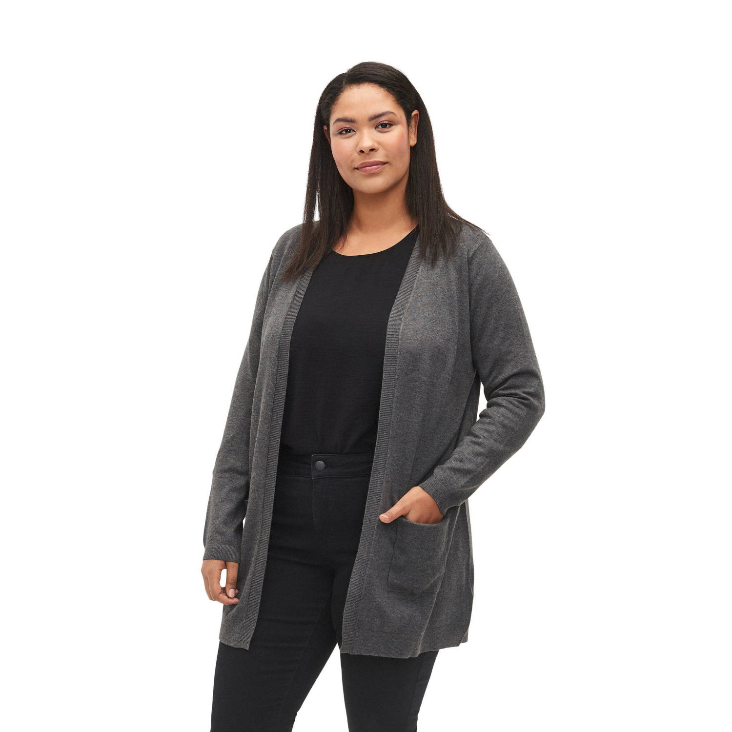 Zizzi gebreid vest