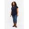 Zizzi T-shirt donkerblauw