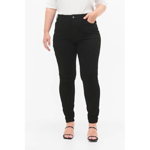 Zizzi high waist skinny jeans zwart afbeelding
