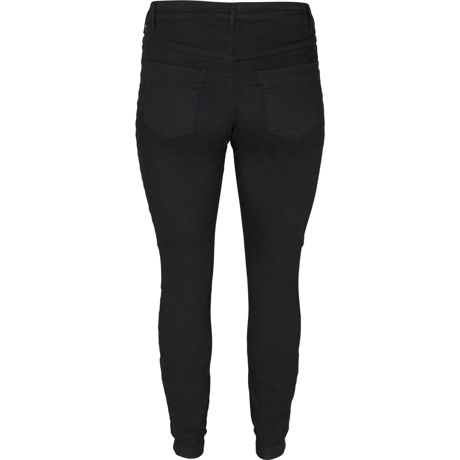 Zizzi skinny high waist broek zwart