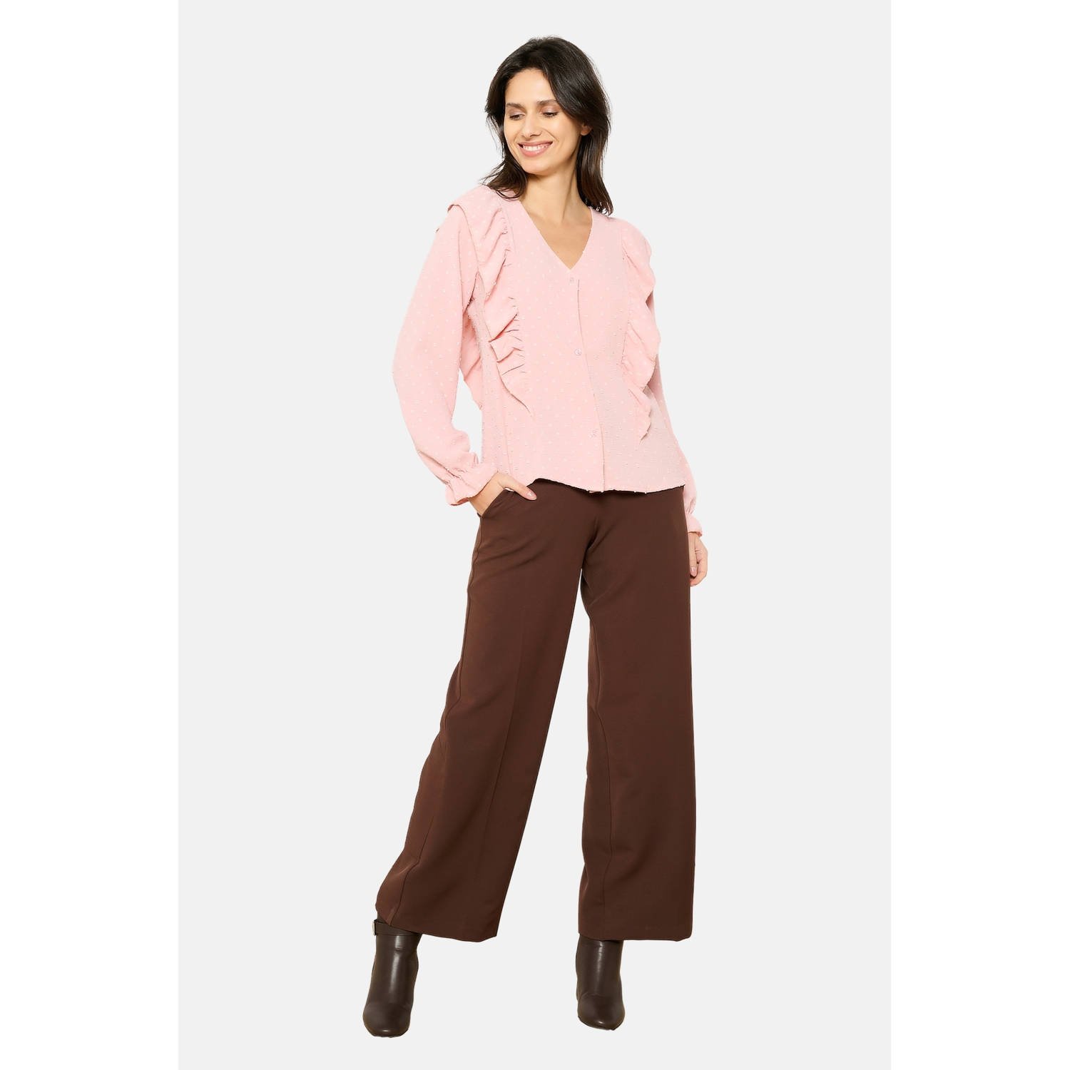 LOLALIZA blouse roze