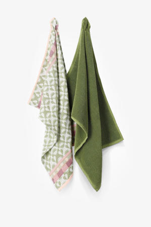 thee- en keukendoek (50x70 cm) (set van 2)
