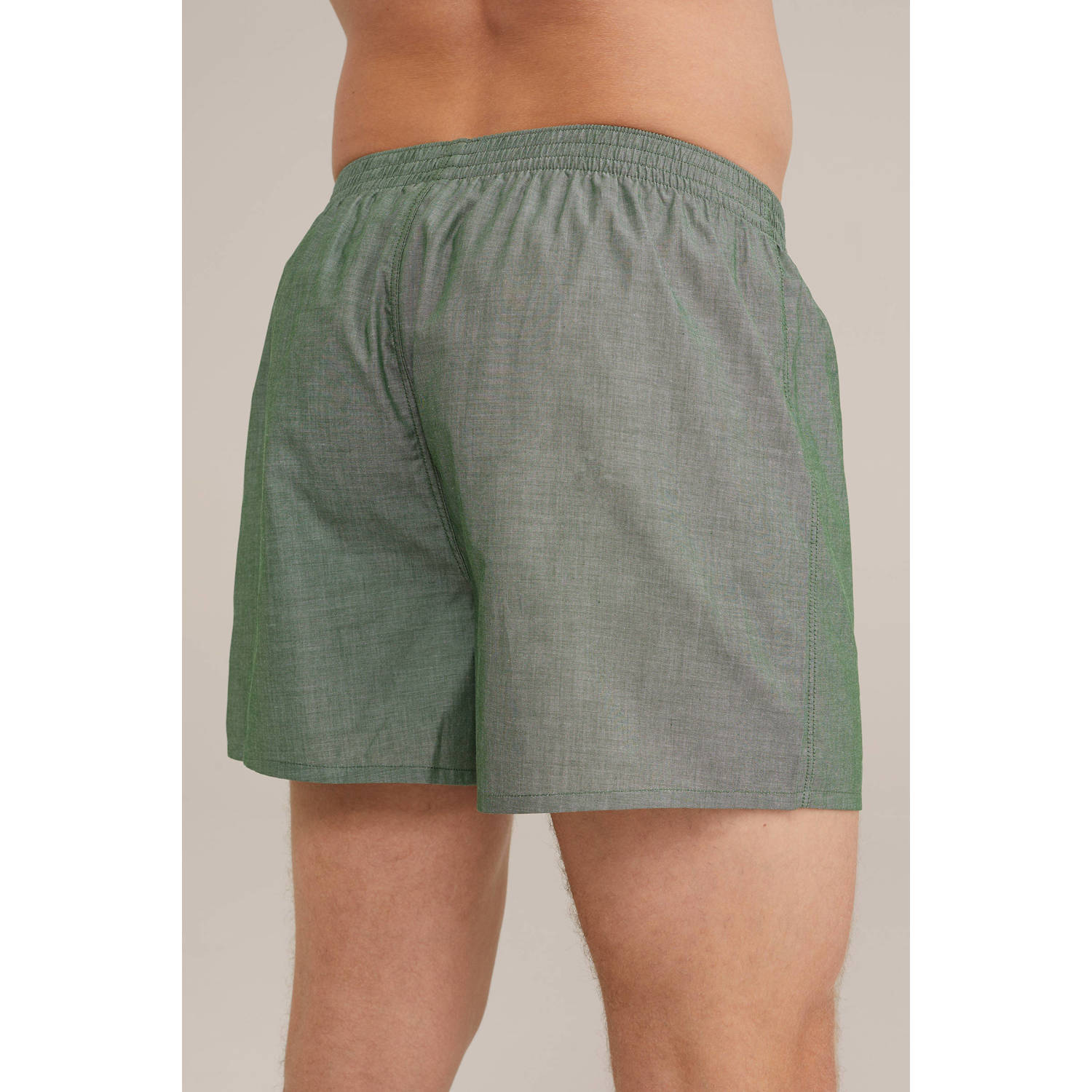 WE Fashion wijde boxershort groen