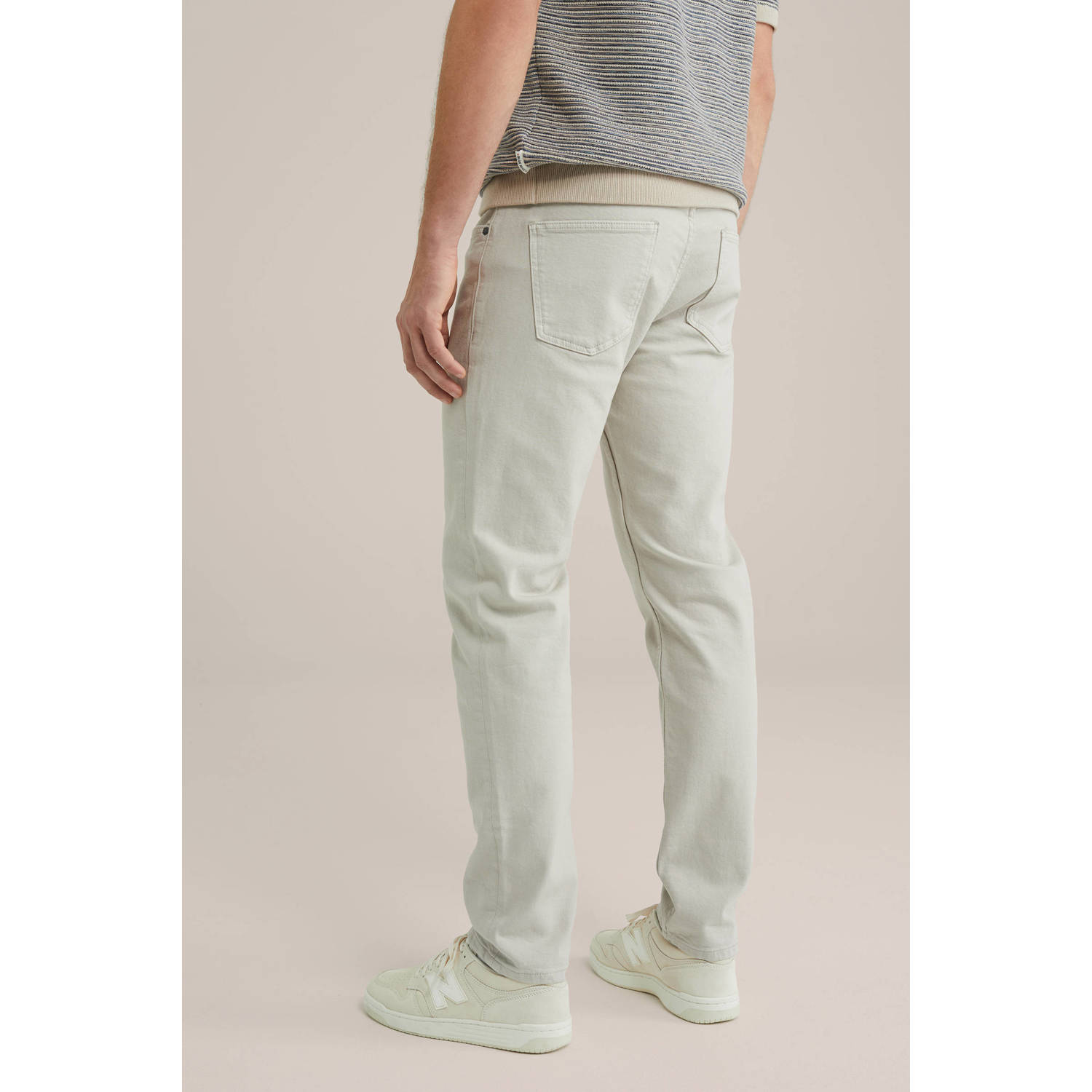 WE Fashion slim fit jeans linen