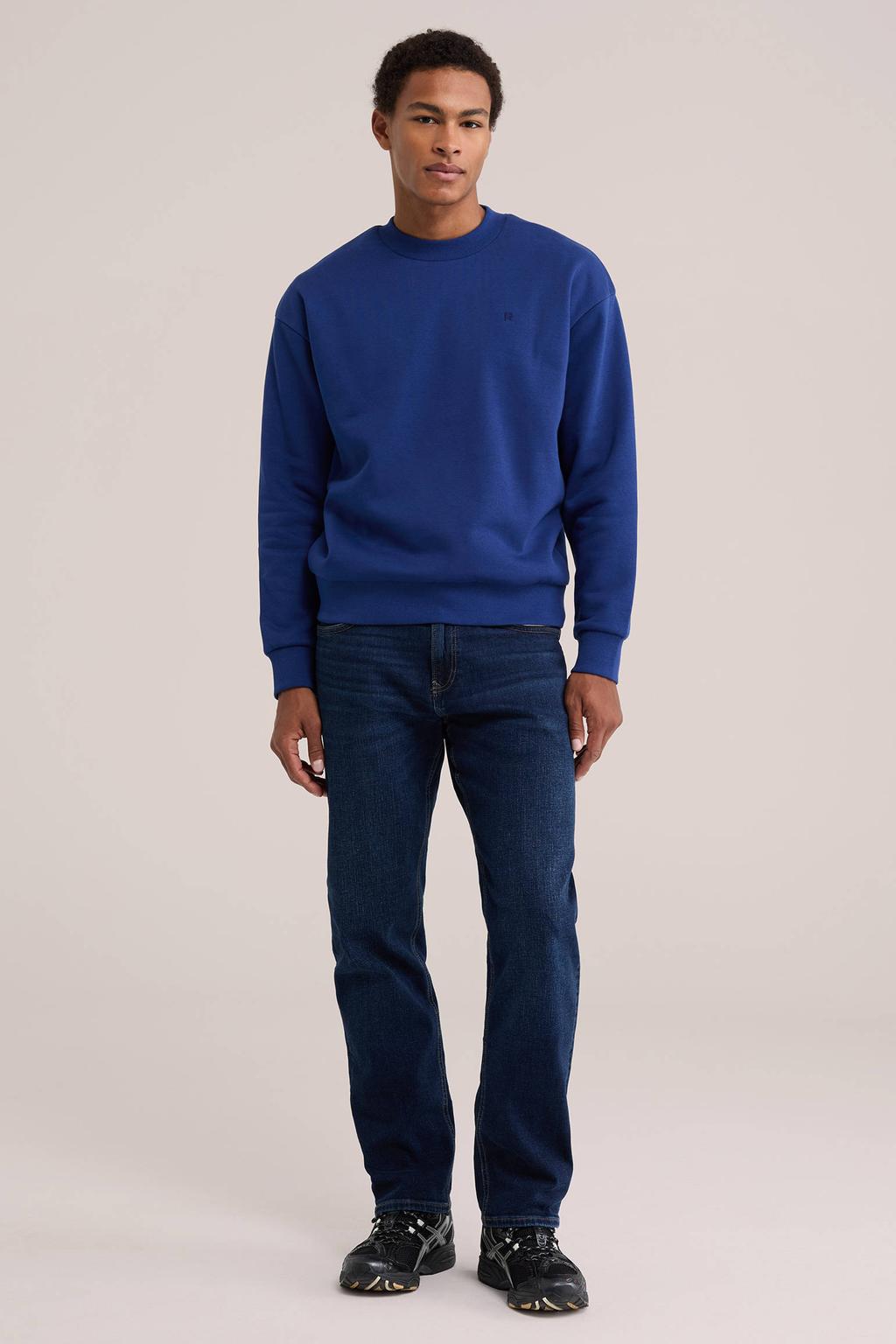 WE Fashion Blue Ridge straight leg regular fit jeans dark denim