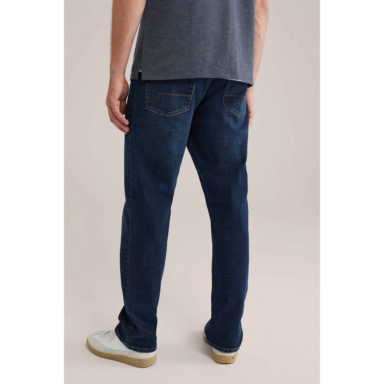 WE Fashion Blue Ridge straight leg regular fit jeans dark denim