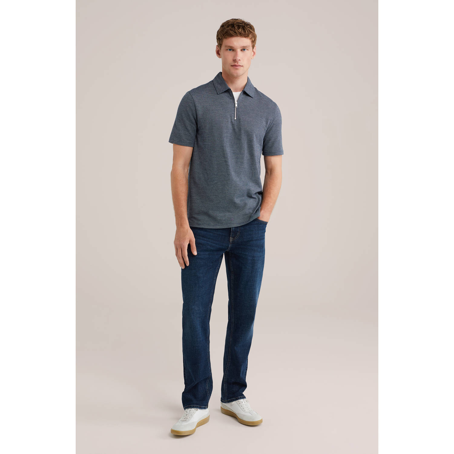 WE Fashion Blue Ridge straight leg regular fit jeans dark denim