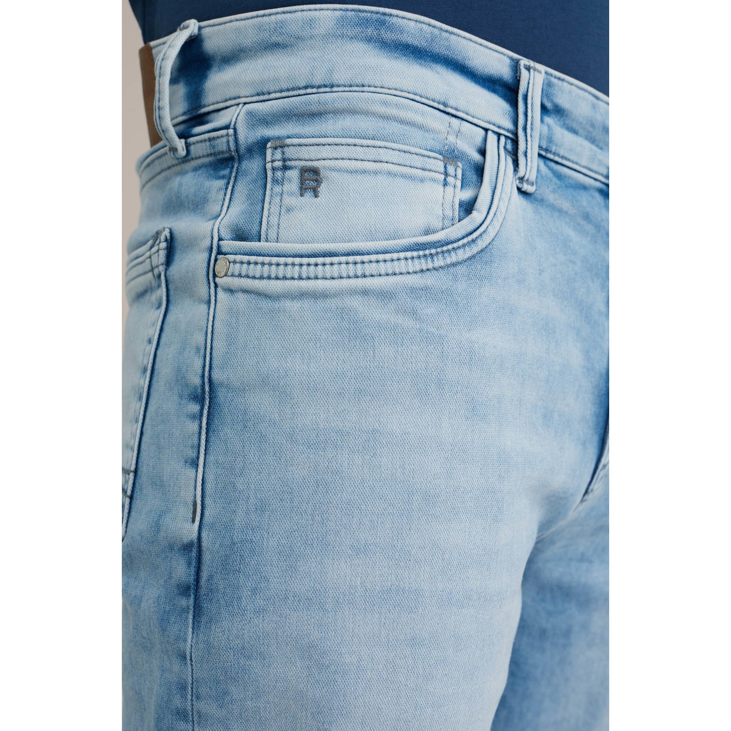 WE Fashion Blue Ridge regular fit jeans light denim