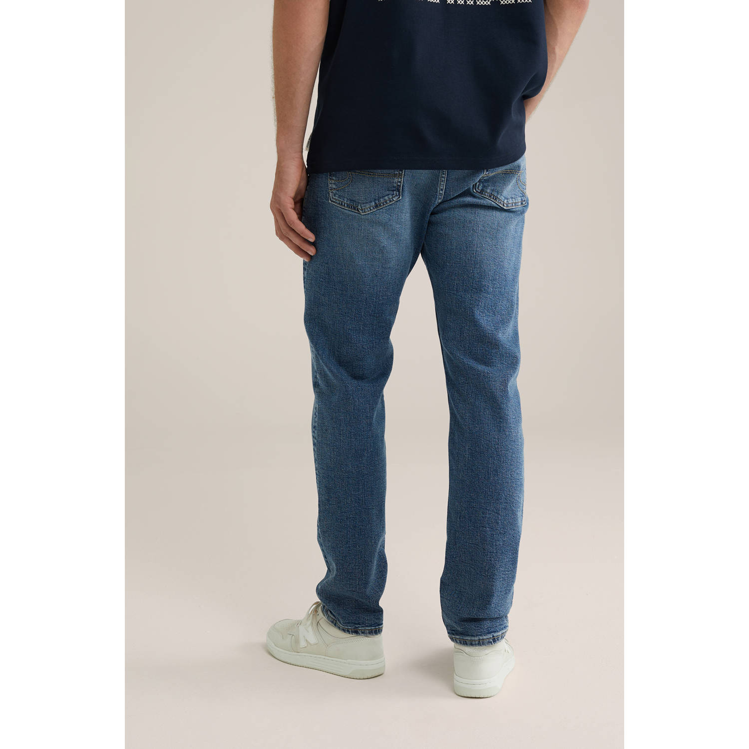 WE Fashion slim fit jeans mid blue