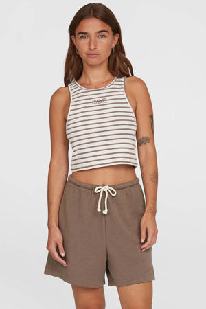 regular waist sweatshort bruin