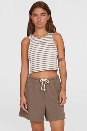 regular waist sweatshort bruin