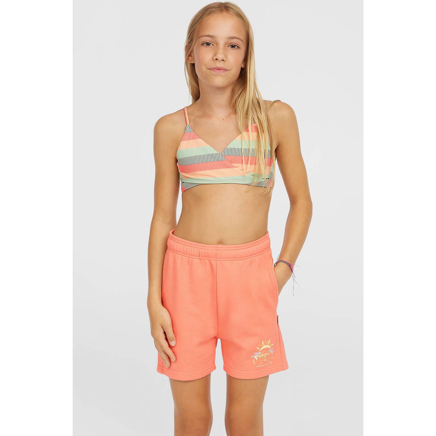 O'Neill sweatshort zalm