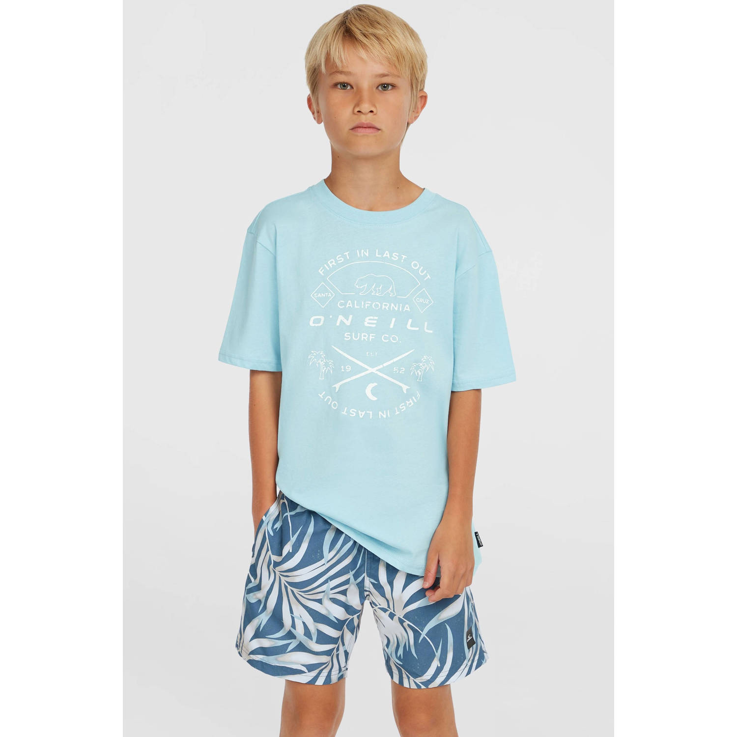 O'Neill T-shirt lichtblauw