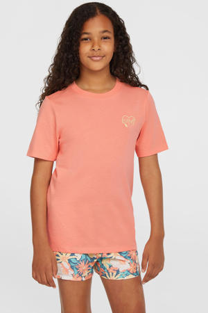 T-shirt zalm