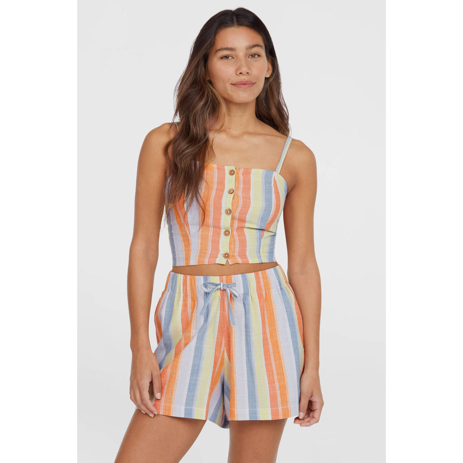 O'Neill high waist casual short oranje