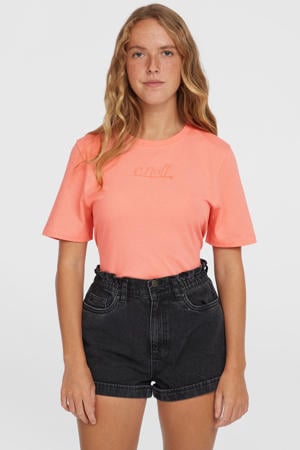 slim high waist denim short grey denim