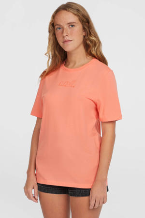 T-shirt koraalrood