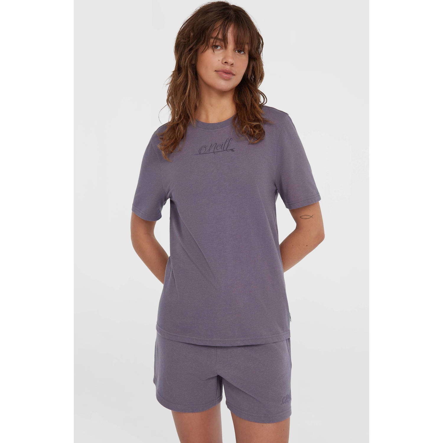 O'Neill T-shirt donkerpaars