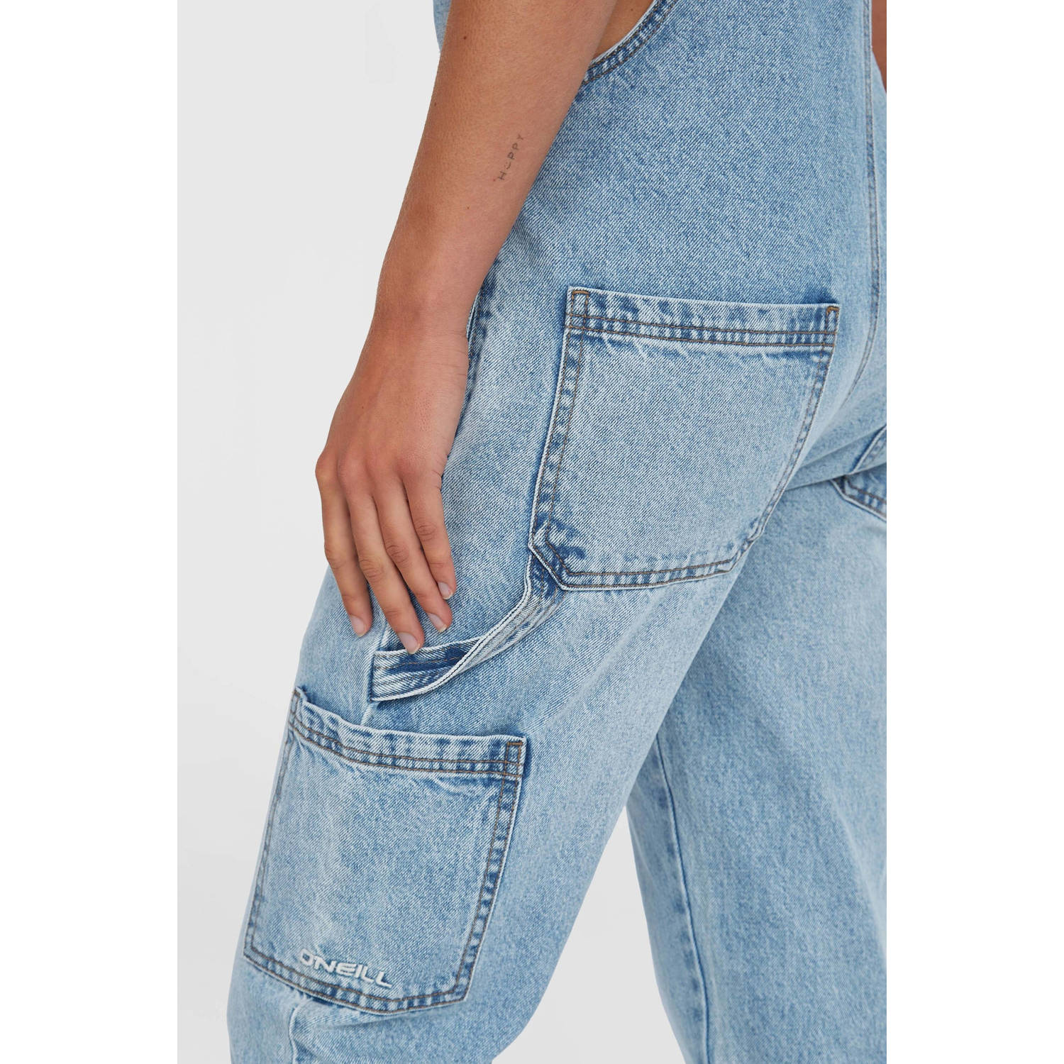O'Neill denim tuinbroek medium blue denim