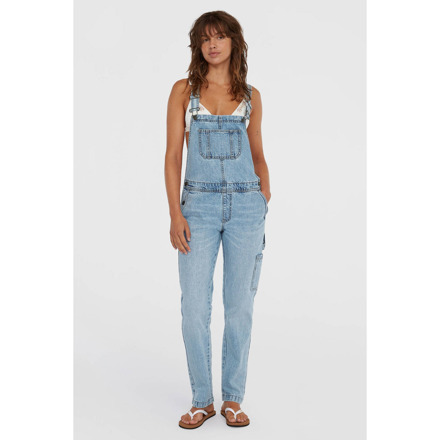 O'Neill denim tuinbroek medium blue denim