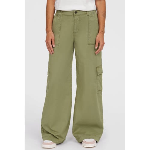 O'Neill wide leg regular waist cargo broek kaki afbeelding