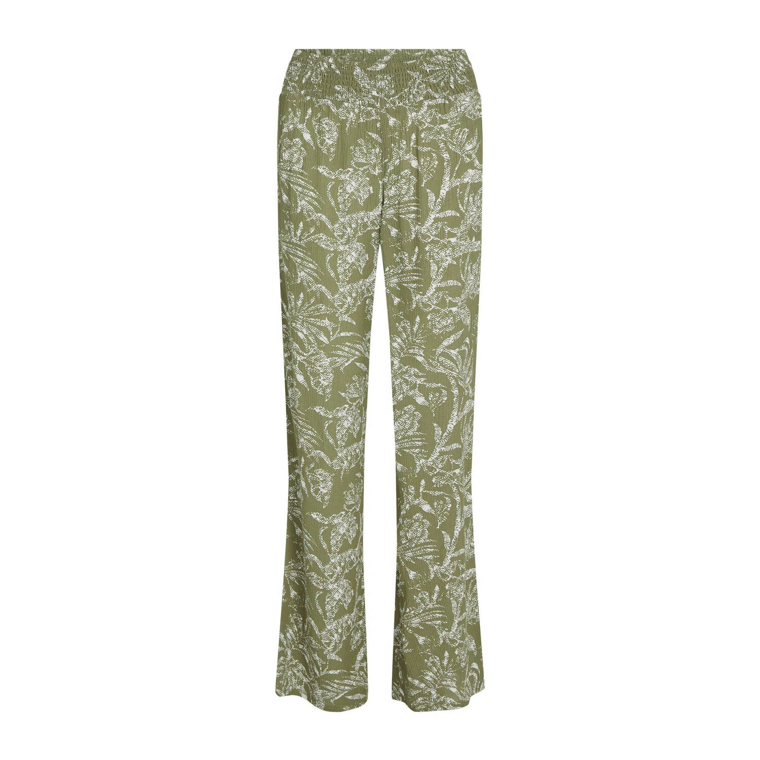 O'Neill wide leg high waist broek groen