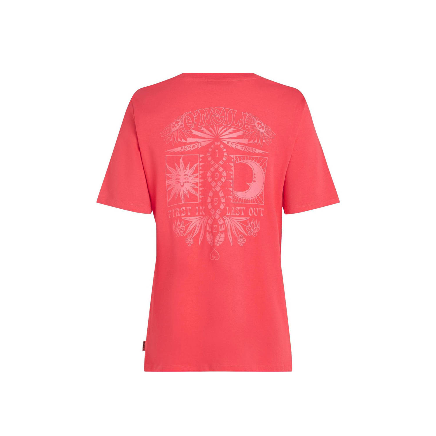 O'Neill T-shirt koraalrood