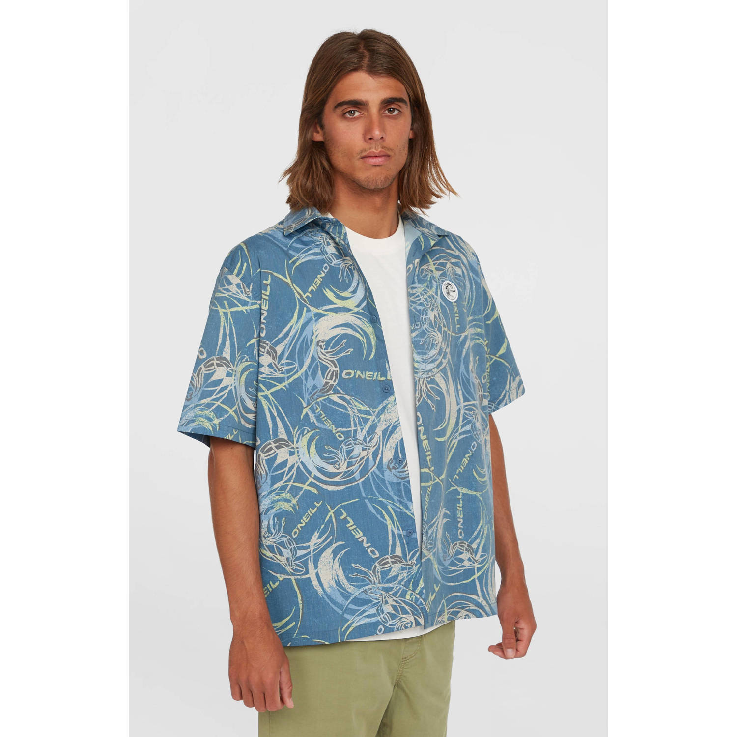 O'Neill casual overhemd blauw