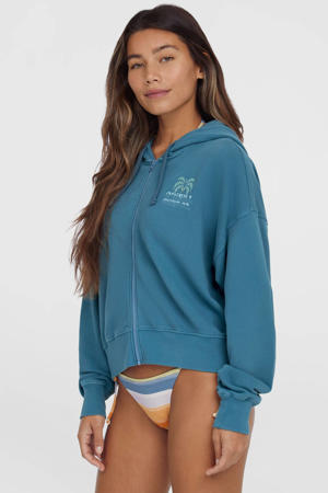 sweatvest blauw