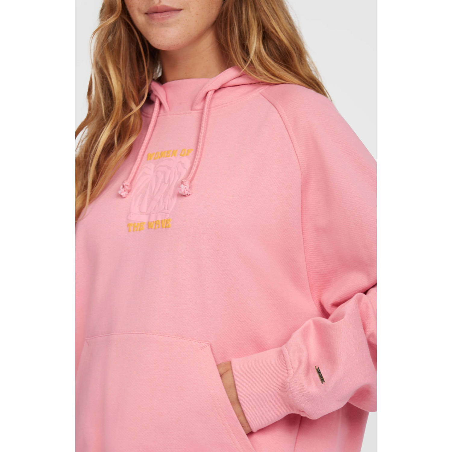 O'Neill hoodie roze met backprint