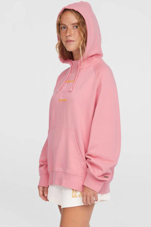 hoodie roze met backprint