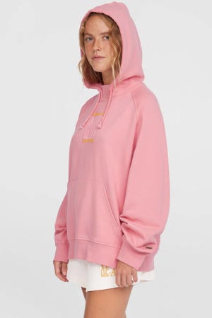 hoodie roze met backprint