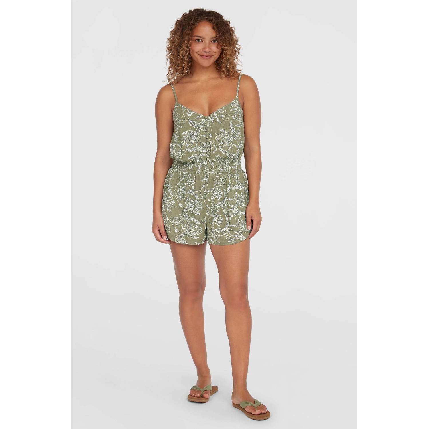 O'Neill playsuit lichtgroen ecru