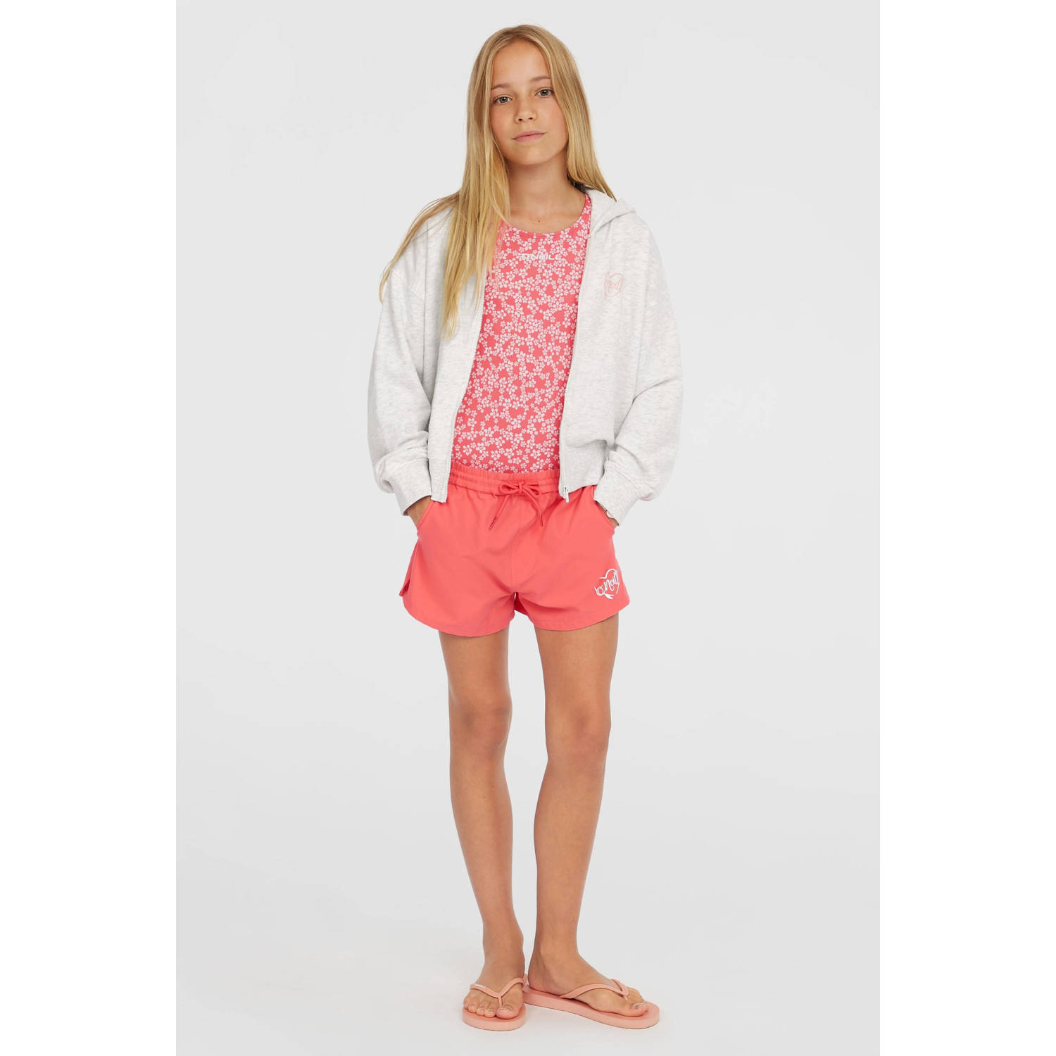 O'Neill sweatvest grijs melange