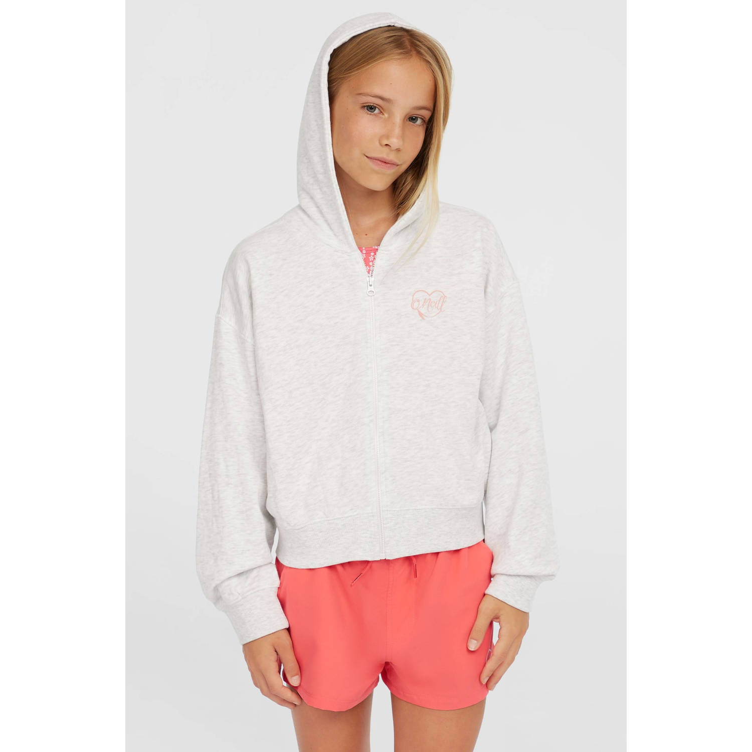 O'Neill sweatvest grijs melange