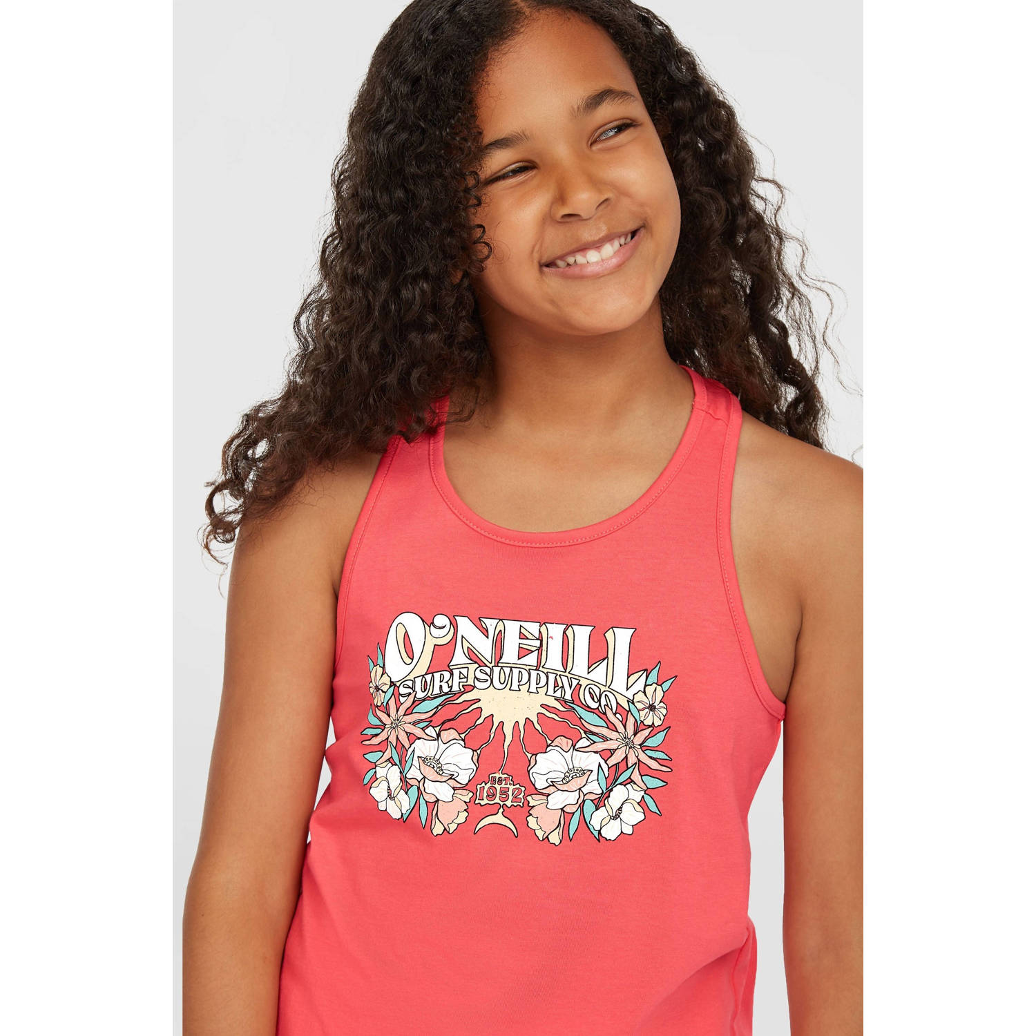 O'Neill mouwloze top roze
